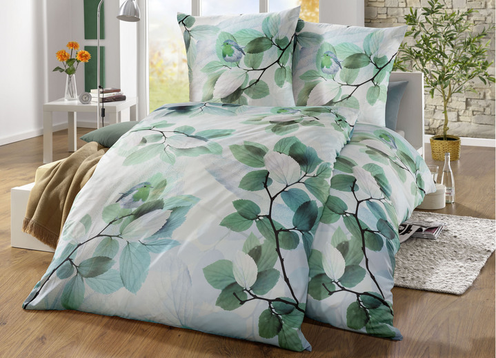 Bettwäschegarnituren - Microfaser-Bettwäsche-Garnitur von Grund, in Größe 111 (40x80 + 135x200 cm) bis 115 (80x80 + 155x220 cm), in Farbe TERRA Ansicht 2