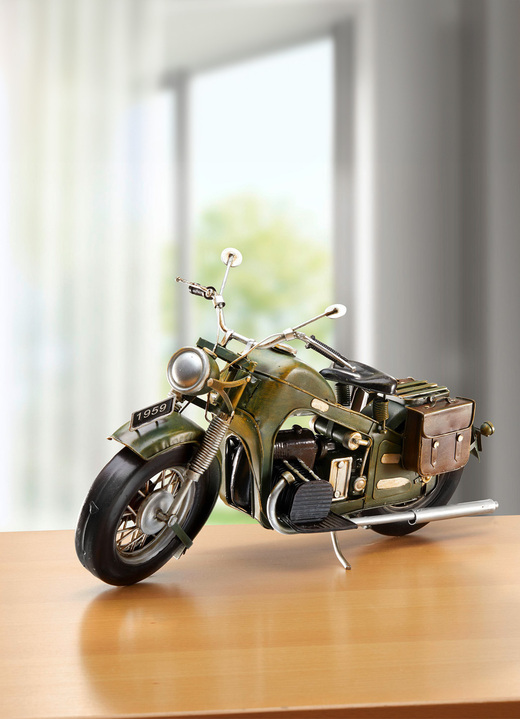 Sammlermodelle - Deutsches Militärmotorrad, in Farbe DUNKELGRÜN