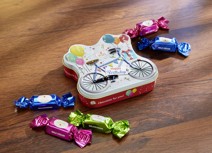 - Dose Happy Birthday von Confiserie Heidel, in Farbe BUNT Ansicht 1