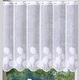 Landhaus & Küche - Kurzstore mit Stangendurchzug und gebogtem Abschluss – Farbe WEISS-WEISS Landhaus & Küche - Kurzstore mit Stangendurchzug und gebogtem Abschluss, in Größe 856 (H60xB104 cm) bis 896 (H100xB164 cm), in Farbe WEISS-BUNT