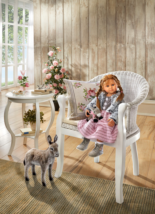 Puppen - Künstlerpuppe Johanna Paetsch von Schildkröt, in Farbe ROSA-GRAU