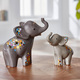 Figuren - Goebel Elefant aus Porzellan – Farbe BRAUN – Ansicht 2 Figuren - Goebel Elefant aus Porzellan, in Farbe BRAUN, in Ausführung Elefant Rokka – Farbe BRAUN – Ansicht 2