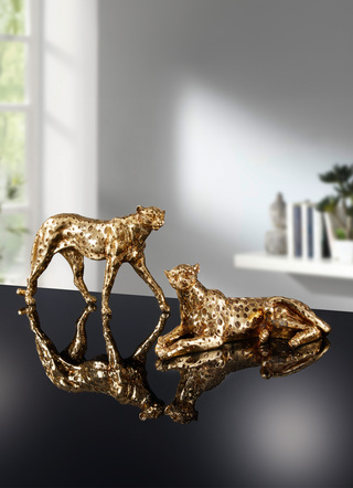 Figur Gepard aus hochwertigem Polyresin