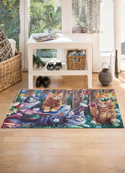 Fußmatten - Fußmatte mit rutschhemmende Rückseite, in Farbe BUNT Ansicht 3