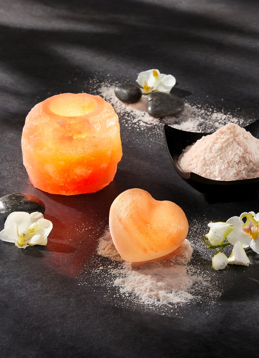 Sonstiges - Wellness-Set, 3-teilig, mit Himalaya-Salz, in Farbe ROSA