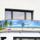 Sichtschutz und Sonnenschutz - Balkon-Sichtschutz mit Karibik-Motiv, in Farbe BUNT – Farbe BUNT – Ansicht 1