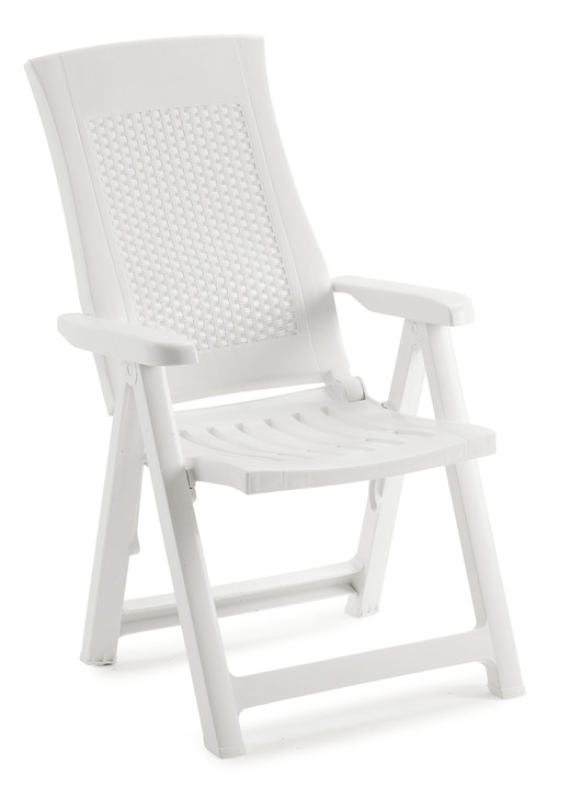 Gartenmöbel - Gartenmöbel-Serie mit attraktivem Rattan-Dekor Ansicht 8 Gartenmöbel - Gartenmöbel-Serie mit attraktivem Rattan-Dekor, in Farbe WEISS, in Ausführung Tisch Quadratisch Ansicht 8