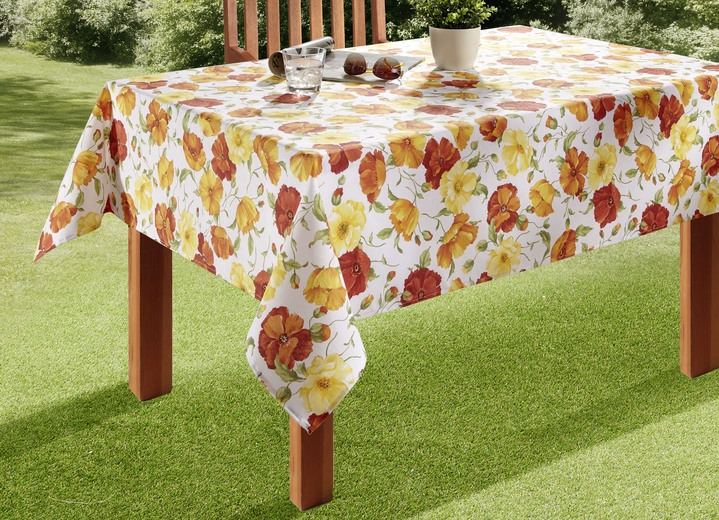 Tischdecken - Tischdecke mit Fleckschutz-Ausrüstung, in Größe 105 (Läufer, 40x140 cm) bis 190 (Tischdecke oval, 140x190 cm), in Farbe MULTICOLOR Ansicht 2