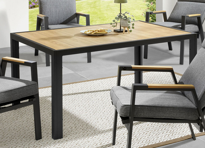 Gartenmöbel - Gartenmöbel Milano und Pronto, in Farbe ANTHRAZIT, in Ausführung Tisch Pronto, klein Ansicht 1
