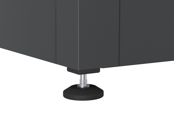 Gartenmöbel - Hochwertige Gartentruhe aus Stahlblech, in Farbe ANTHRAZIT, in Ausführung Gartentruhe klein Ansicht 5