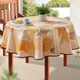 Tischdecken - Wachstuch-Tischdecke mit farblich angepasstem Paspelband, in Größe 108 (Tischdecke, 80x 80 cm) bis 190 (Tischdecke oval, 140x190 cm), in Farbe TERRA – Farbe TERRA – Ansicht 3
