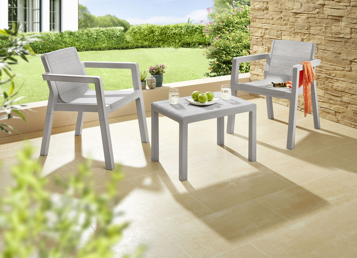 Gartenmöbel - 3-teiliges Balkon-Set , in Farbe ANTHRAZIT Ansicht 6