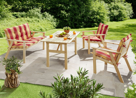 Gartenmöbel-Set Sylt, 4-teilig