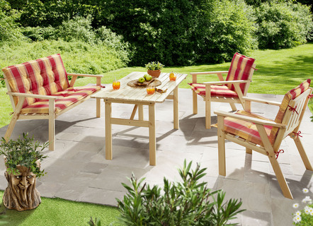 Auflagen-Set für Gartenmöbel Sylt