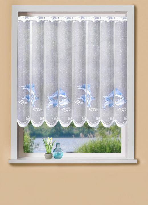 Landhaus & Küche - Maritimer Kurzstore, in Größe 822 (H45xB 70 cm) bis 884 (H90xB160 cm), in Farbe WEISS Ansicht 2