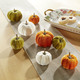 Herbstimpressionen - Deko-Kürbisse, 8er-Set, in Farbe CREME-ORANGE-GRÜN – Farbe CREME-ORANGE-GRÜN – Ansicht 2