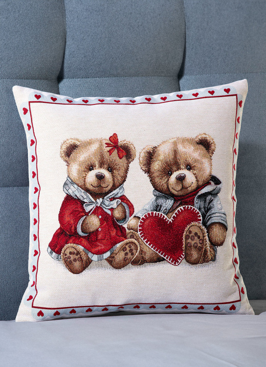 Kissenbezüge - Gobelin Kissenbezug , in Farbe NATUR-BUNT Ansicht 2