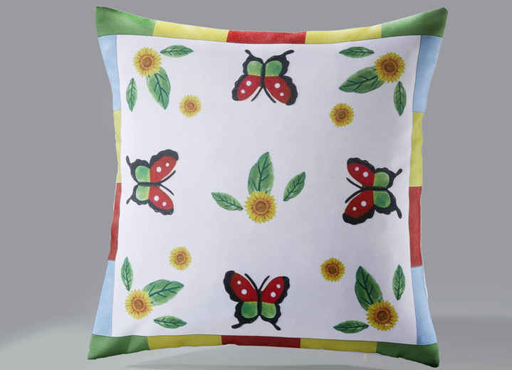 Tischdecken - Bunte Tisch- und Raumdekoration, in Größe (2 Deckchen, 30x 30 cm) bis 404 (Kissenbezug, 40x 40 cm), in Farbe WEISS-BUNT Ansicht 6