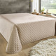Tagesdecken - Tagesdecke mit Steppung und Bandeinfassung, in Größe 873 (Einzelbett, 135x210 cm) bis 926 (1 Kissenbezug, 80x 80 cm), in Farbe BEIGE – Farbe NATUR – Ansicht 1