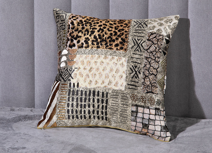 Kissenbezüge - Außergewöhnliche Kissenbezug in Jacquard-Qualität, in Größe 105 (Kissenbezug, 40x40 cm) bis 110 (Kissenbezug, 50x50 cm), in Farbe MULTICOLOR Ansicht 1