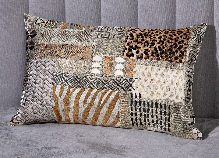 Kissenbezüge - Außergewöhnliche Kissenbezug in Jacquard-Qualität, in Größe 105 (Kissenbezug, 40x40 cm) bis 110 (Kissenbezug, 50x50 cm), in Farbe MULTICOLOR Ansicht 3