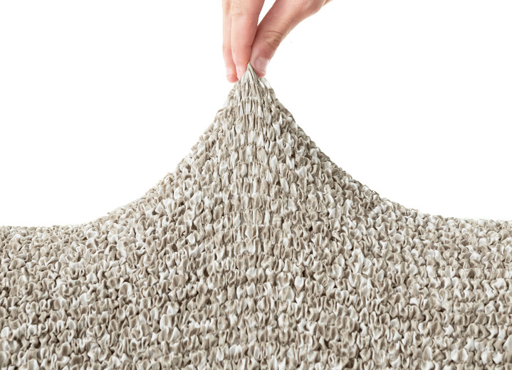 Sessel- & Sofaüberwürfe - Bi-elastische Mikrofaser-Stretchbezüge Ansicht 2 Sessel- & Sofaüberwürfe - Bi-elastische Mikrofaser-Stretchbezüge, in Größe 101 (Sesselbezug) bis 105 (TV-Sessel-Bezug), in Farbe BEIGE Ansicht 2