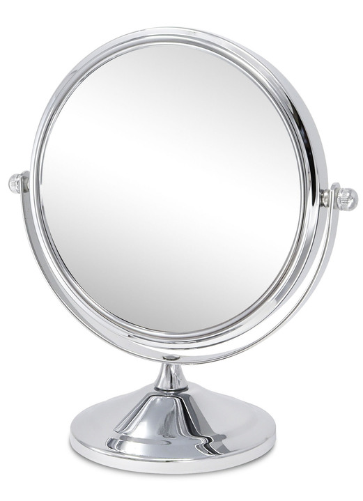 Körperpflege & Kosmetik - Kosmetik-Spiegel mit stabilem Metallgehäuse, in Farbe WEISS Ansicht 17