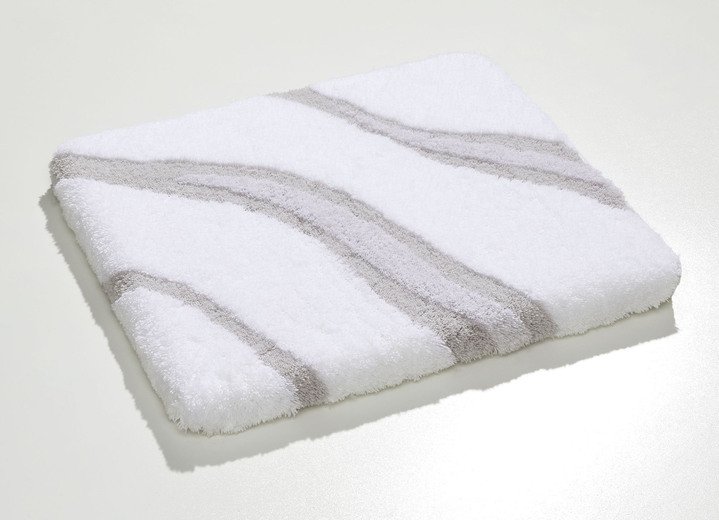 Badgarnituren - Moderne Badgarnitur von Kleine Wolke, in Größe 100 (Vorleger halbrund, 50/ 80 cm bis 112 (WC-Deckelbezug mit Kordel, 47/ 50 cm)), in Farbe BRAUN Ansicht 22