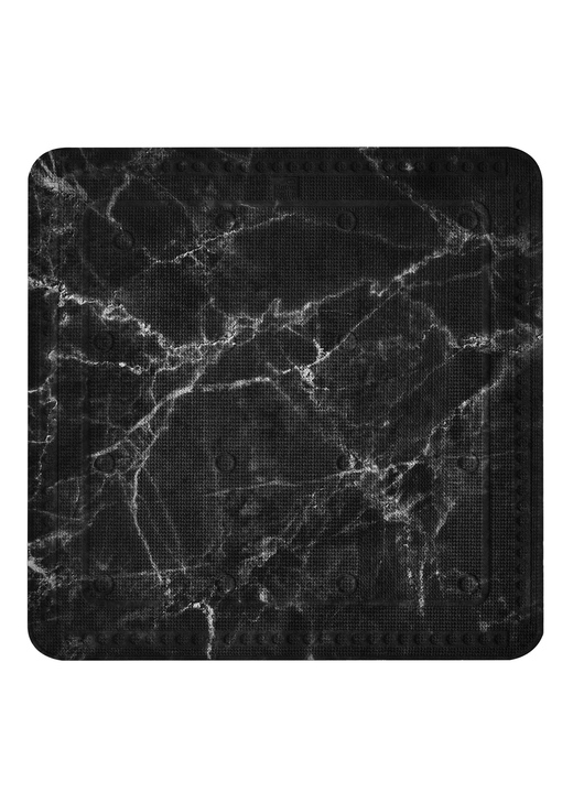 Hilfsmittel - Sicherheits-Einlagen mit Marmor-Dessin, in Größe 300 (Duscheinlage, 55x55 cm) bis 302 (Nackenpolster, 32x22 cm), in Farbe SCHWARZ-WEISS Ansicht 4