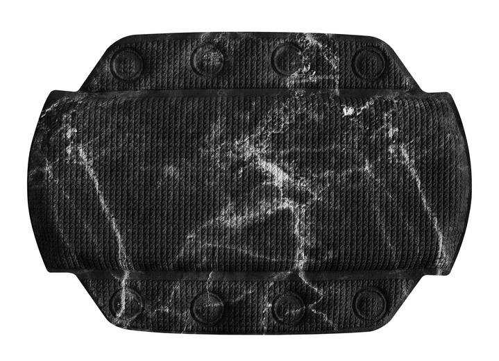 Hilfsmittel - Sicherheits-Einlagen mit Marmor-Dessin, in Größe 300 (Duscheinlage, 55x55 cm) bis 302 (Nackenpolster, 32x22 cm), in Farbe SCHWARZ-WEISS Ansicht 2