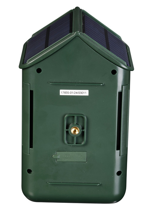 Gartendekoration - Futterhaus mit Kamera, in Farbe GRÜN Ansicht 4