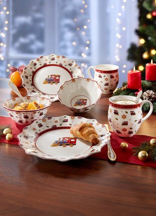 Frühstücks-Set Lokomotive, 6-teilig