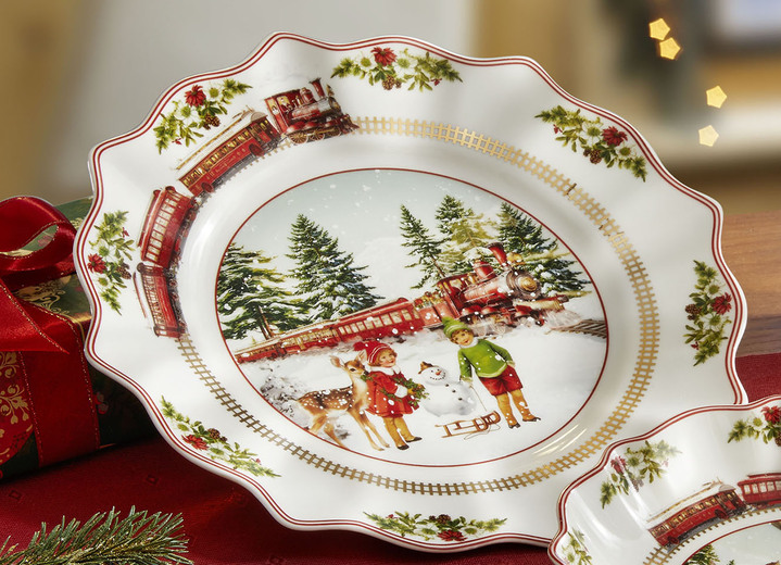 Villeroy & Boch - Porzellan-Jahresartikel 2025 von Villeroy & Boch, in Farbe WEISS-ROT, in Ausführung Jahresschale 2025 Ansicht 3