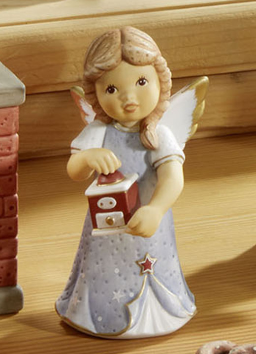 Goebel-Figuren - Szene Lebkuchenbäckerei aus der Nina & Marco-Serie, in Farbe BLAU, in Ausführung Engel mit Waage Ansicht 10