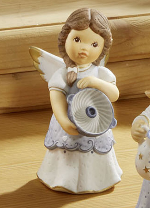 Goebel-Figuren - Szene Lebkuchenbäckerei aus der Nina & Marco-Serie, in Farbe BLAU, in Ausführung Engel mit Waage Ansicht 11