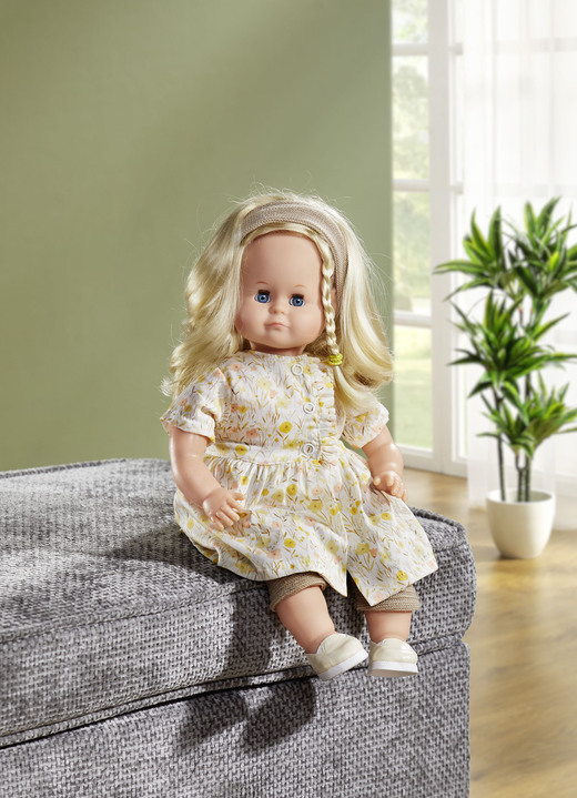 Puppen - Spielpuppe Schlummerle, in Farbe CREME-BRAUN