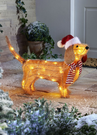 LED-Weihnachts-Dackel