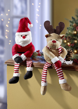 Weihnachtliche Deko-Figur, 2er-Set