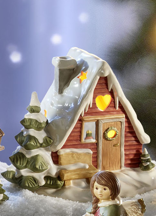 Goebel-Figuren - Winterliche Szene: Tolle Himmelsboten im Winterwald Ansicht 26 Goebel-Figuren - Winterliche Szene: Tolle Himmelsboten im Winterwald, in Farbe GRÜN, in Ausführung Weihnachtsbaum Ansicht 26