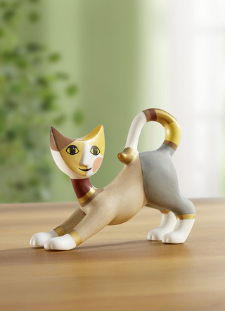 Mini-Katze Leni aus Biskuitporzellan