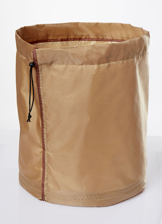 Weihnachten - Topfschutz mit Reißverschluss und Zugband, in Farbe BRAUN, in Ausführung Grösse S Ansicht 7