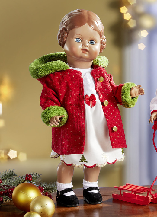 Sammlermodelle - Klassik-Puppe aus dem Hause Schildkröt Ansicht 3 Sammlermodelle - Klassik-Puppe aus dem Hause Schildkröt, in Farbe ROT-GRÜN, in Ausführung Christel-Bub Ansicht 3