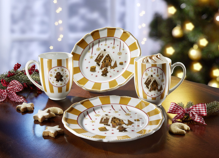 Hutschenreuther - Porzellan-Set Christmas Love, 4-teilig, in Farbe BEIGE-WEISS Ansicht 1