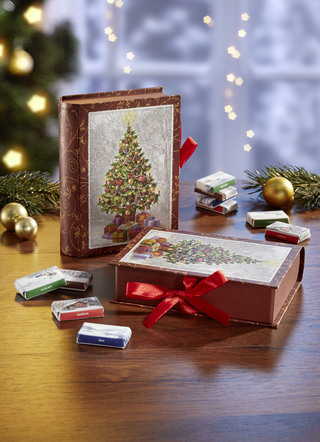 Nostalgie-Buch Weinachtsbaum 2er-Set