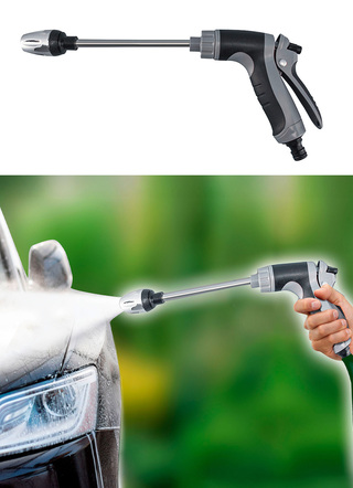 Garten - Hochdruckreiniger Starlyf Pressure Gun – Farbe SCHWARZ-GRAU – Ansicht  Garten - Hochdruckreiniger Starlyf Pressure Gun, in Farbe SCHWARZ-GRAU – Farbe SCHWARZ-GRAU – Ansicht