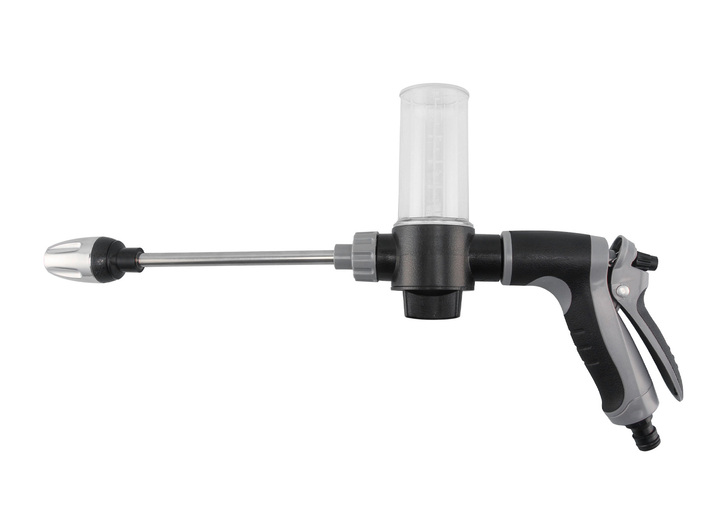 Gartenzubehör - Seifenspender für Starlyf Pressure Gun, in Farbe TRANSPARENT Ansicht 5