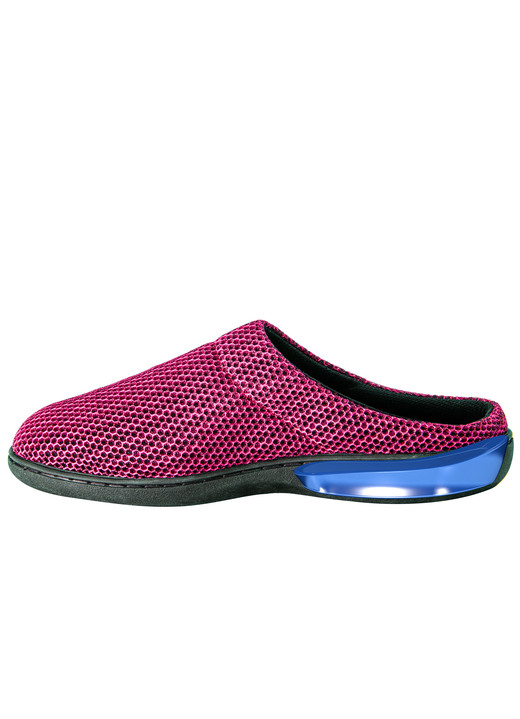 Hausschuhe - Atmungsaktiver Komfort-Gel Slipper, in Größe 001 bis 004, in Farbe BLAU Ansicht 6