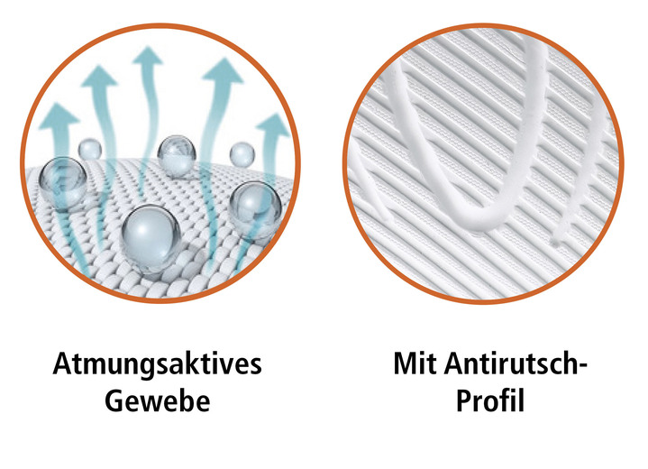 Komfortschuhe - Komfort-Sliding Sneaker mit Stretch-Fit Passform, in Größe 037 bis 044, in Farbe SCHWARZ Ansicht 7