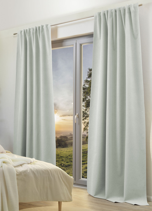 Modern - Verdunkelungsschal mit Multifunktionsband, in Größe 365 (H145xB135 cm) bis 456 (H245xB135 cm), in Farbe CREME Ansicht 3