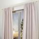 Modern - Verdunkelungsschal mit Multifunktionsband – Farbe ROSÉ – Ansicht 1 Modern - Verdunkelungsschal mit Multifunktionsband, in Größe 365 (H145xB135 cm) bis 456 (H245xB135 cm), in Farbe GRÜN – Farbe ROSÉ – Ansicht 1